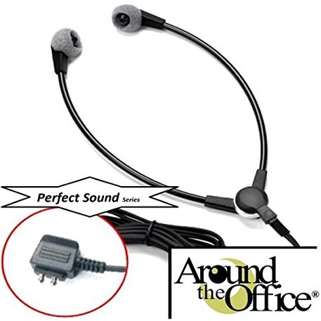 Around The Office Perfect-Sound Transcription Headset Designed to fit Dictaphone Model 3730 Transcriber