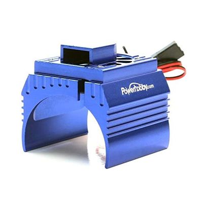 Power Hobby 18FSBLUE Aluminum Cooling Fan 1/8: Blue