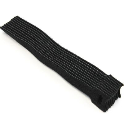 10 pcs Reuseable 8 Inches Fastening Zip Cable Ties Straps Hook and Loop Adjuststable Securing Cord Management