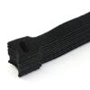 10 pcs Reuseable 8 Inches Fastening Zip Cable Ties Straps Hook and Loop Adjuststable Securing Cord Management view 2