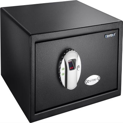 Barska Steel Security Safe Quick Access Biometric Fingerprint Lock 16.5 x 15.63 x 8 in