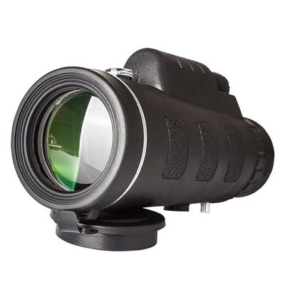 LEIZENG 4060 HD Monocular High Power Telescope with Compass Night Vision Outdoor Hiking Portable Bitonic Telescope Cell Phone Cameras