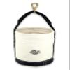Graintex CB2113 Utility Canvas Bucket Leather Bottom W/Swivel Snap Hook 15" X 10" Rip-Stop Canvas Webbing Handle view 1
