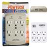 2 USB + 6 Outlet Wall Adapter Surge Protector Tap Child Proof Dual Port ETL view 4