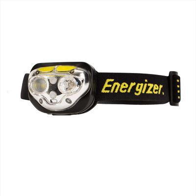 Energizer Vision LED Headlamp, Bright Headlamp for Camping, Water Resistant Emergency Light, Includes Batteries, Pack of 2