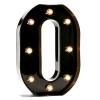 Pooqla Black Light Up Letter O, Marquee Letters Black Room Decor view 1