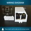 Wireless Switch 400ft Long Range Wide Voltage 85~265V Large Load Remote Control for Lights Pumps Water Heaters Vacuum(2 Remote) view 4