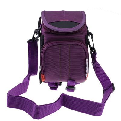 Navitech Purple Camera Case Bag Cover Compatible With Aberg Best 21 Mega Pixels 2.7" LCD Rechargeable HD Digital Camera