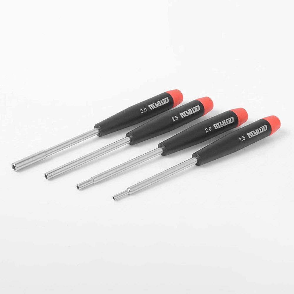 RC4WD 4pc Precision Metric Hex/Nut Driver Set RC4ZF0030 Electric Car/Truck Option Parts