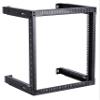 Kenuco 12U Adjustable Depth Wall Mount Open Frame Steel Network Equipment Rack 17.75 Inch Deep view 1