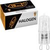 12Vmonster 10 Pack Crystal Clear Lense Q20/G9/CL/120V G9 JCD 20 Watt 120 Volt T4 JD Type Halogen House Hold Light Bulb Hanging Pendant Accent Type Spot Down Lamp Chandelier Sconce Fixture Lighting view 3