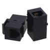 BQLZR Black Metal Cat3 Insert Module Phone Line Coupler RJ-11 6P4C Sound Voice Module Jack Female to Female with Keystone Latch Pack of 20 view 3