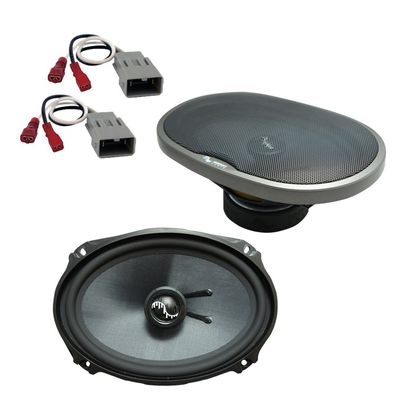 Harmony Audio HA-C69 Compatible with Acura RL 1999-2013 Rear Deck Premium Replacement Speakers
