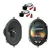 Harmony Audio HA-C68 Premium Rear Side Panel Replacement Speakers Compatible with 2004-2007 Ford Freestar view 1