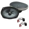 Harmony Audio HA-C69 Compatible with Chevy Malibu Rear Deck 1997-2007 Bundle with HA-724568 Harness Adapter Factory Speaker Replacement view 1