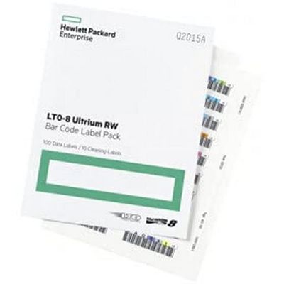 HPE LTO-8 30TB RW BAR Code Label Pack