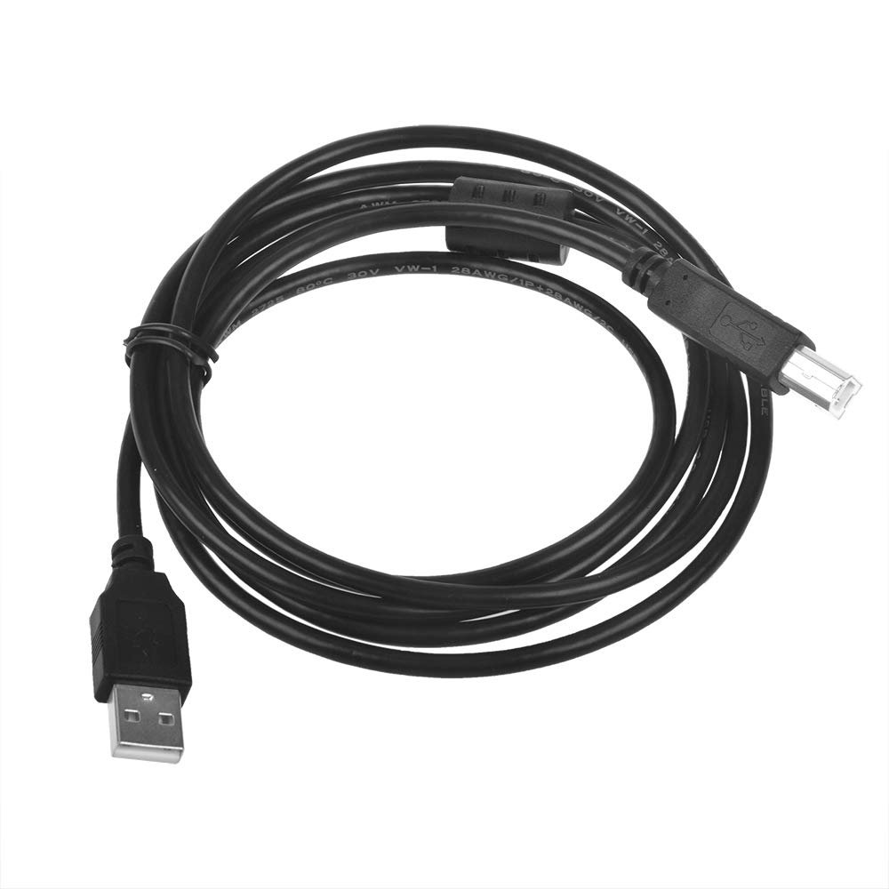 PwrON 6ft USB 2.0 Data Sync Cable Cord for Yamaha MOX6 61-Key MOX8 88-Key Keyboar Music Synthesizer