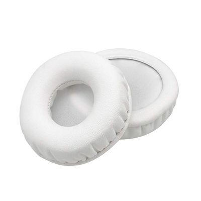 1 Pair Replacement Ear Pads Pillow Earpads Foam Cushion Cover Repair Parts Compatible with Monster N-Tune Ntune HD Headphone Headset (White)