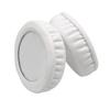 1 Pair Replacement Ear Pads Pillow Earpads Foam Cushion Cover Repair Parts Compatible with Monster N-Tune Ntune HD Headphone Headset (White) view 2