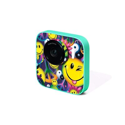 MightySkins Skin Compatible with Google Clips Camera - Peace Smile | Protective, Durable, and Unique Vinyl Decal wrap Cover | Easy to Apply, Remove, and Change Styles | Made in The USA