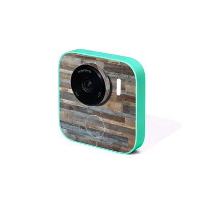 MightySkins Skin Compatible with Google Clips Camera - Gray Wood | Protective, Durable, and Unique Vinyl Decal wrap Cover | Easy to Apply, Remove, and Change Styles | Made in The USA