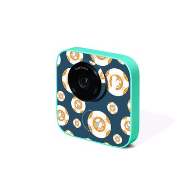 MightySkins Skin Compatible with Google Clips Camera - Mini Galaxy Bots | Protective, Durable, and Unique Vinyl Decal wrap Cover | Easy to Apply, Remove, and Change Styles | Made in The USA