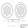 RetroArcade.us Aluminum 2.0625in Vent Hole Cover for Arcade, PC or Vending Cabinets view 2