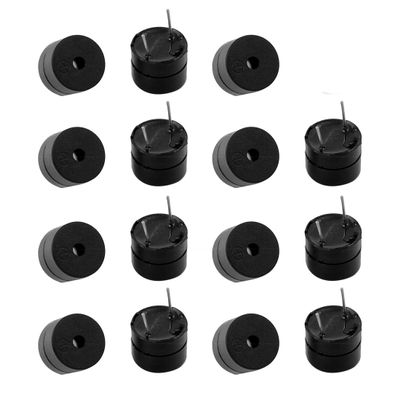 Aexit 15pcs DC Security & Surveillance 5V Active Buzzer Magnetic Continous Beep Tone Alarm 12mm Horns & Sirens x 9.5mm