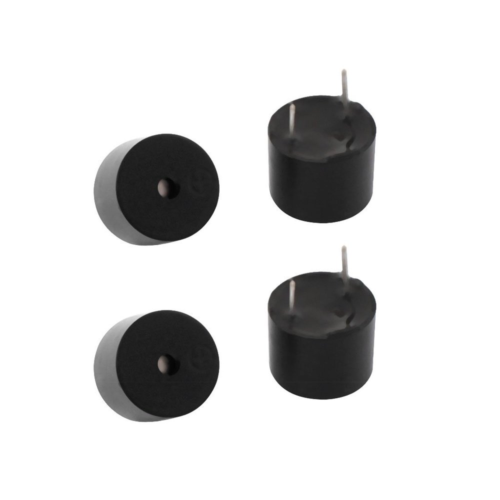Aexit 4pcs DC Security & Surveillance 5V TMB12A05 Active Buzzer Magnetic Continous Beep Tone Alarm Horns & Sirens for