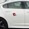 ANGDEST Poison Lips (Burgundy) (Set of 2) Premium Waterproof Vinyl Decal Stickers for Laptop Phone Accessory Helmet Car Window Bumper Mug Tuber Cup Door Wall Decoration view 2