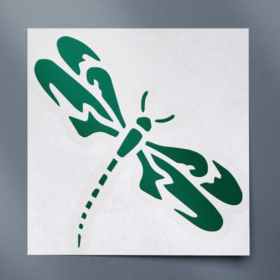Angdest Dragon Fly (Green) (Set of 2) Premium Waterproof Vinyl Decal Stickers for Laptop Phone Accessory Helmet Car Window Bumper Mug Tuber Cup Door Wall Decoration