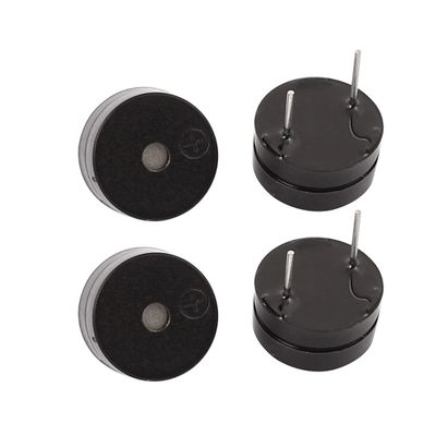 Aexit 4pcs DC Security & Surveillance 5V Active Buzzer Magnetic Continous Beep Tone Alarm 12mm Horns & Sirens x 6.5mm