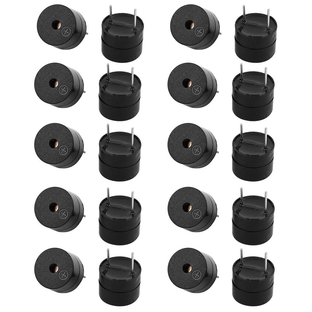 Aexit 20pcs DC Security & Surveillance 12V Active Buzzer Magnetic Continous Beep Tone Alarm 12mm Horns & Sirens x 9.5mm