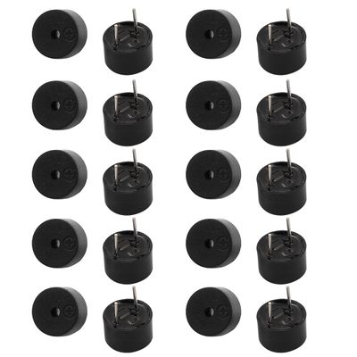 Aexit 20pcs DC Security & Surveillance 5V Active Buzzer Magnetic Continous Beep Tone Alarm 9mm Horns & Sirens x 5.5mm
