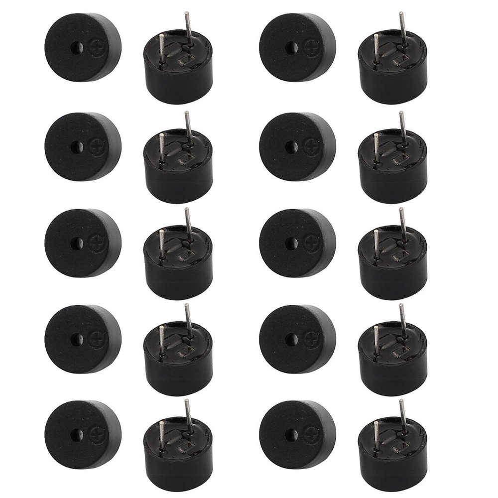 Aexit 20pcs DC Security & Surveillance 5V Active Buzzer Magnetic Continous Beep Tone Alarm 9mm Horns & Sirens x 5.5mm