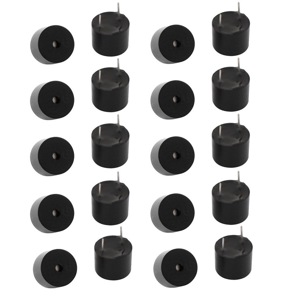 Aexit 20pcs DC5V Security & Surveillance TMB12A05 Active Buzzer Magnetic Continous Beep Tone Alarm Horns & Sirens for