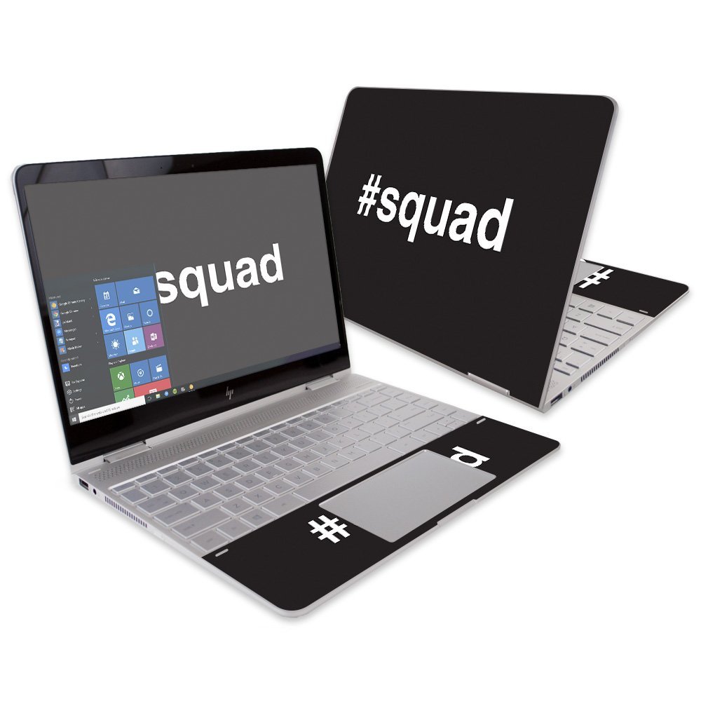 MightySkins Skin Compatible with HP Spectre x360 Convertible 13" (2017) - Squad | Protective, Durable, and Unique Vinyl Decal wrap Cover | Easy to Apply, Remove, and Change Styles | Made in The USA