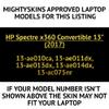 MightySkins Skin Compatible with HP Spectre x360 Convertible 13" (2017) - Scratched Up | Protective, Durable, and Unique Vinyl Decal wrap Cover | Easy to Apply, Remove | Made in The USA view 2
