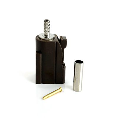 10pcs KONECT FAKRA SMB Straight Female Jack Crimp Code F Brown for RG174 Cable TV2