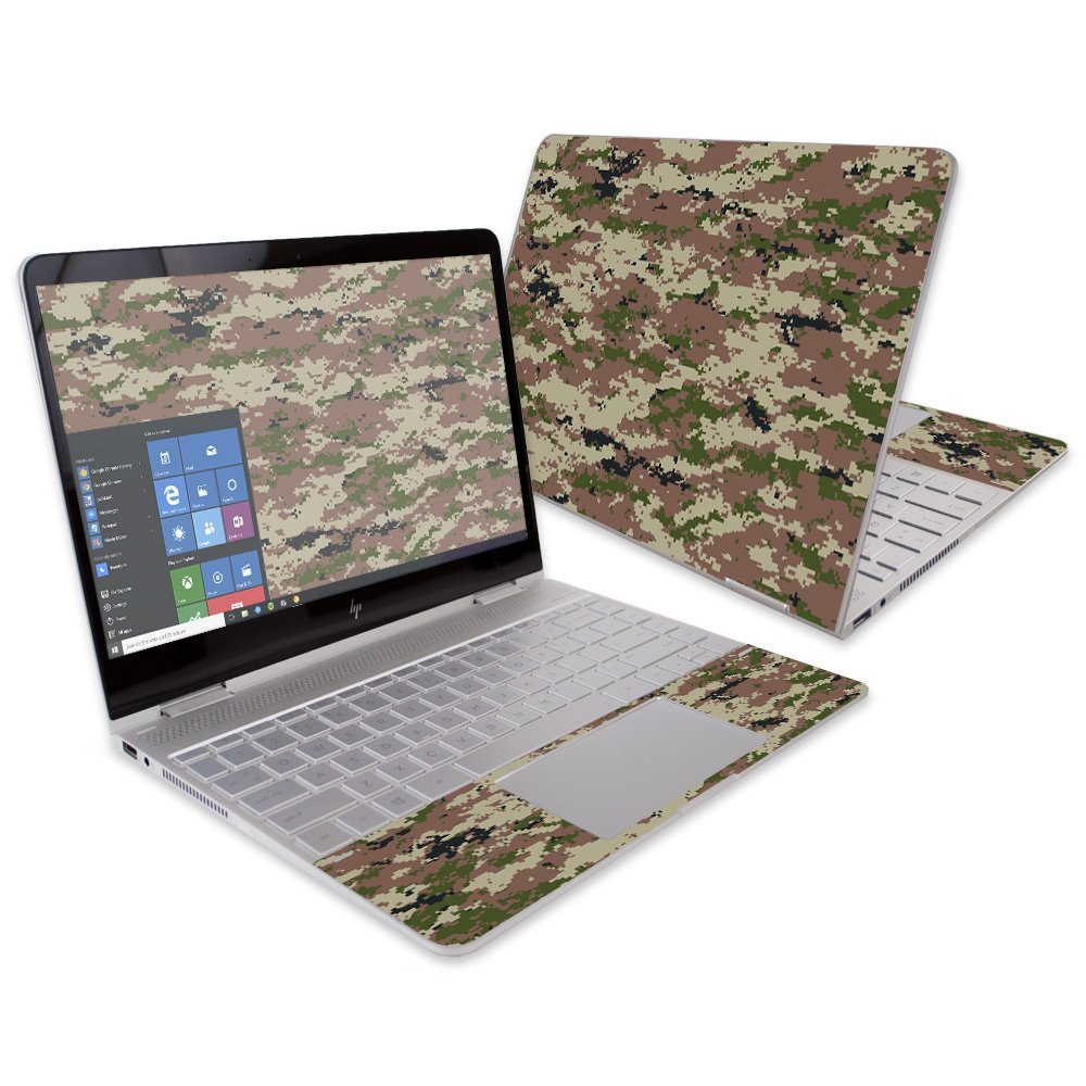 MightySkins Skin Compatible with HP Spectre x360 Convertible 13" (2017) - Urban Camo | Protective, Durable, and Unique Vinyl Decal wrap Cover | Easy to Apply, Remove | Made in The USA