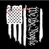6.5 x 4 We The People Flag America Vinyl Die Cut Decal Bumper Sticker, Windows, Cars, Trucks, laptops, etc view 1