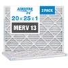 20x25x1 AC and Furnace Air Filter by Aerostar - MERV 13, Box of 2 view 1