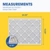 20x25x1 AC and Furnace Air Filter by Aerostar - MERV 13, Box of 2 view 2