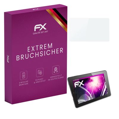 atFoliX Plastic Glass Protective Film compatible with CSL Panther Tab 9, 9H Hybrid-Glass FX Screen Protector