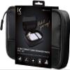 The Kase 38917682 Cable Pouch, Convenient for Organizing Various Cables, Small Size, Nylon Material, Divider Pad, Black view 4