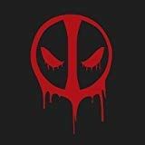 Chase Grace Studio Dead Pool Vinyl Decal Sticker|RED|Cars Trucks Vans SUV Laptops Walls Glass Metal|5.5" X 4"|CGS893