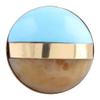 Indian Shelf 16 Piece Turquoise Circle Resin Elegant Dresser Handles Drawer Knobs Cabinet Pulls Designer Style view 3
