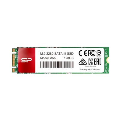 SSD M.2 2280 3D TLC NAND 128GB SATA III 6Gbps 3 A55 SP128GBSS3A55M28