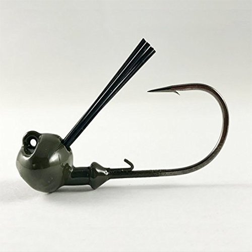 Top of The Line Weedless Football Jig w/Holder 1/4