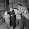Behind the scenes of a boxing film Photo Print (24 x 30) view 1